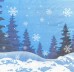 Ежик на лыжах, 33х33 см, салфетка для декупажа - Заготовки для декупажа. Интернет-магазин Завиток